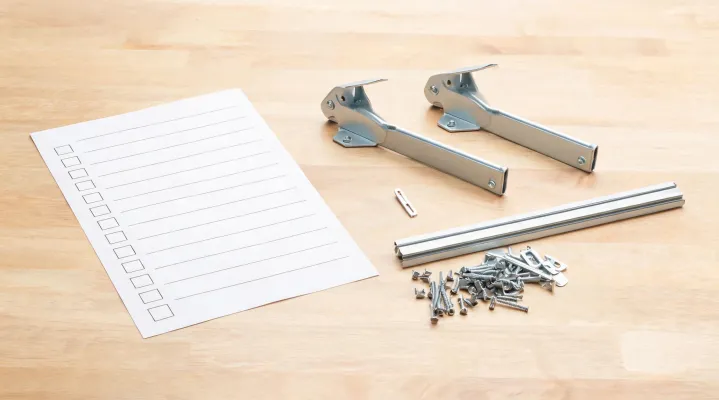 Awning components and packing checklist